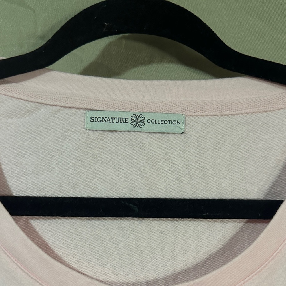 Pink Flamingo Cold Shoulder Top - Picture 2 of 3